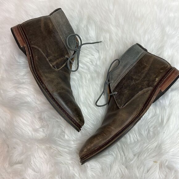 Cole Haan Williams Welt Leather Brown Men's 13M Ankle Chukka Boots Shoe A6 - Picture 9 of 10